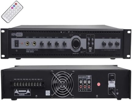 Merz Hm-3002 3 Bölgeli Anfi 300 Watt Trafolu Usb (3x100W)