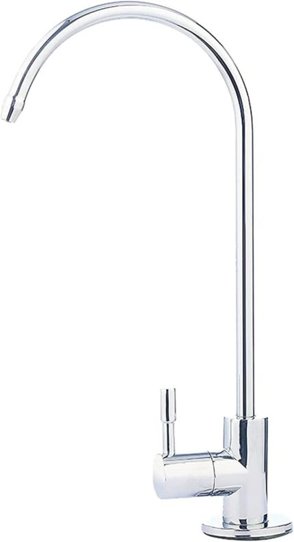 Krom Kaliteli Arıtma Musluğu - Tezgahüstü Su Arıtma Cihazı Musluğu Bataryası - 360 Derece Döner Başlık Lüks İçme Suyu Musluğu