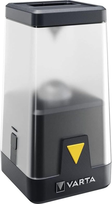 Kamp lambası, LED, şarj edilebilir ve pille çalışır, dış mekan ambiyansı L30RH kamp feneri, kısma ve gece lambası fonksiyonu, kamp lambası, 3 x AA pilli, dış mekan, acil durum için, donanımsız