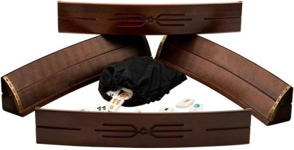 Oval Lüx Yüksek Kalite Birinci Sınıf Ağaç Okey Set