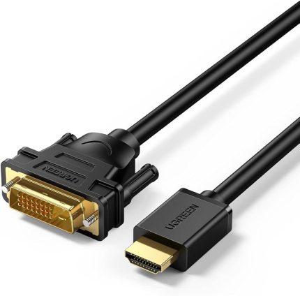 HDMI DVI 1080P Çift Yönlü Görüntü Aktarma Kablosu, 2 Metre