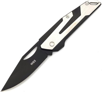 W65 Katlanabilir Outdoor Kamp Çakısı Gri