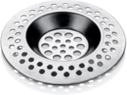 Paslanmaz Lavabo Evye Süzgeci 7cm İdeal Boy Standart Gri Delikli Yeni Model Sök- Tak - Çıkar Kolay Temizlenir Lavabo/Banyo/Küvet Aksesaur 1 ADET