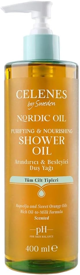 Celenes Nordic Oil Duş Yağı Tüm Cilt Tipleri