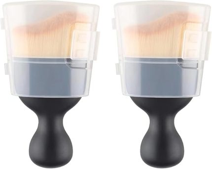 Araç temizleme fırçası, 2 adet iç mekan fırçası, araç içi temizleme, yumuşak fırça, araç temizleme fırçası, toz giderme, ofis, ev için