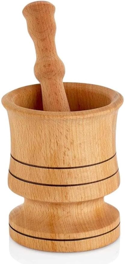 Ağacından Ahşap Havan Deforme olmayan Yaşam Boyu Garantili Özel Ağaç Sarımsak Ceviz Döğücü