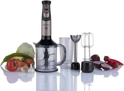 GH21593 Diva Trend El Blender Seti, 1200 W, Paslanmaz Çelik Bıçak, 1.2 L Hazne, Rose