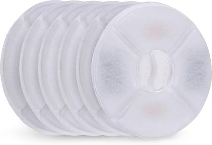 Kedi Su Çeşme Filtreleri Çiçek Çeşme Kedi Su Çeşmesi Su Pınarı için Yedek Filtreler 6 ADET