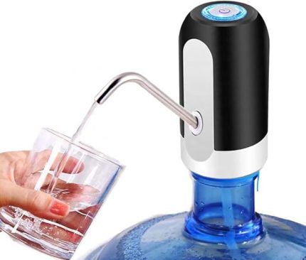 Nesil USB Type-C Şarjlı Damacana Su Pompası, Otomatik İçme Suyu Pompası, Beyaz