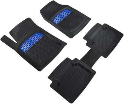 Tiggo 7 Pro Max Exceptional ile Uyumlu 3D Havuzlu Oto Paspas Modern Serisi Kesilebilir Model Mavi