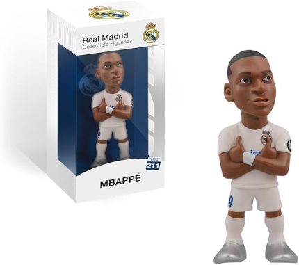 Koleksiyon Figürü MN18451 Mbappé, Real Madrid, Koleksiyon Parçası, 12 cm, Çocuklar ve Yetişkinler için Hediye Fikri