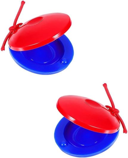 Orf-SP-11 Örf Aletleri Avuç İçi Kastanyet Seti Parmak Zili (1 Set)