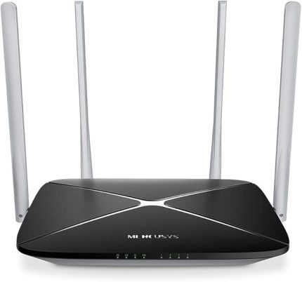 AC1200 Dual Band Kablosuz wifi Router AC12 4x5 dBi sinyali, IPTV IPV6 desteğini geliştirir