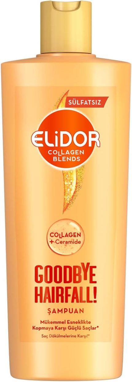Collagen Blends Sülfatsız Saç Bakım Şampuanı Goodbye Hairfall Saç Dökülmelerine Karşı 350 ml