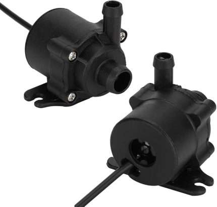 Mikro Su Pompası, DC 12V Mikro Fırçasız Su Soğutma Pompası Büyük 4Pin Sessiz Su Soğutma Pompası, Sessiz Ve Küçük Su Pompası, İhtiyaçlarınızı Tamamen Karşılar