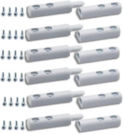 Menteşesi, Beyaz 6 Adet (12 adet Akıllı Montaj Vidası İle Birlikte)