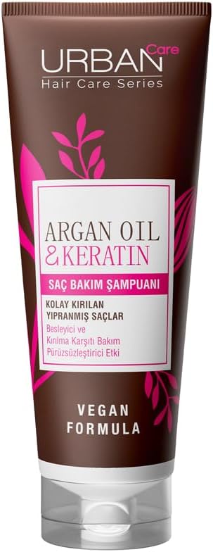 Care Argan Yağı & Keratin Kolay Kırılan Yıpranmış Saçlara Özel Saç Bakım Şampuanı 250 ml- Vegan