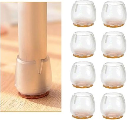 sandalye pabucu,Masa,koltuk,tabure ayak kılıfı 8 adet (Small)