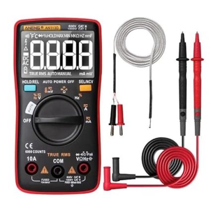 Aneng An113d Akıllı Otomatik Ölçüm Gerçek-Rms Dijital Multimetre 6000 Direnç Diyot Süreklilik Test C