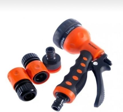 Fonksiyonlu 4lü Otomatik Bahçe Sulama Seti Tabancası 1/2" Md-708