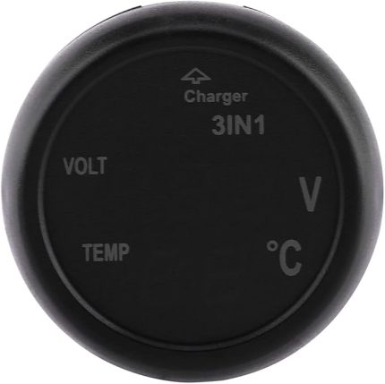 USB Araba, Çakmak Voltmetre, Araba Kamyon 3in1 Çift Led Dijital Ekran Voltmetre Termometre Çakmak (Green, Red),dekorasyonlar