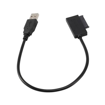 USB 2.0 - Mini II 7 6 Adaptör Adaptörü 13 CD / DVD Taşınabilir İnce Sürücü