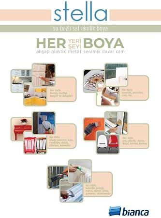 Su Bazlı Saf Akrilik Boya 1Lt 0101 Beyaz - Görsel 4