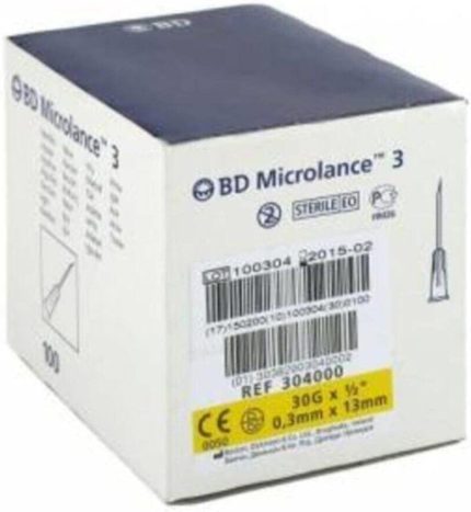 Mezoterapi Iğnesi 30gx13mm 1 Kutu 100 Adet