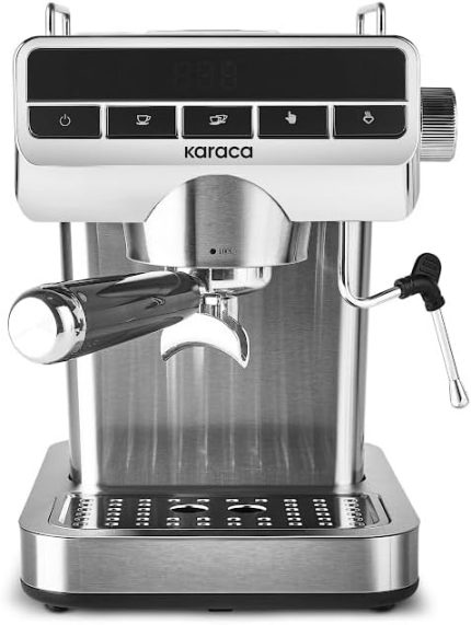 Coffee Art 1362 Süt Köpürtücülü, 20 Bar Basınçlı, Espresso, Latte, Cappuccino, Americano Makinesi 1,5L Inox