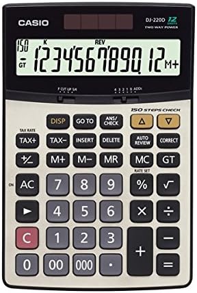Hesap Makinası Masa Üstü 12 Hane Check Control DJ-220D