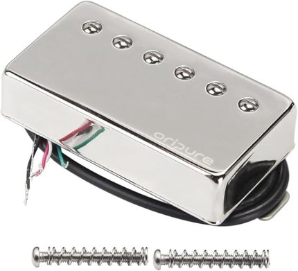 Alnik 5 Gitar Humbucker pikap elektro gitar boyun pikap 7.2K krom LP uyumlu gitar parçası
