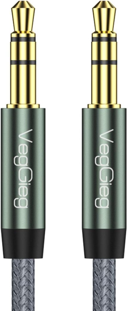 3.5mm Jack TRS Hi-Fi Örgülü AUX Ses Kablosu 1 Metre