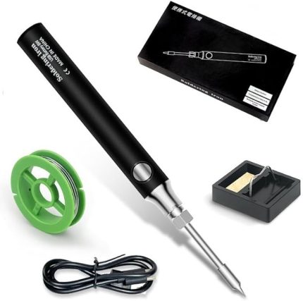 Şarjlı Kablosuz Lehim Makinası - 5 Saniyede Isınma - 30 Dakika Kullanım - USB Type-C Şarj - 3 Farklı Isı Modu - 450 Derece