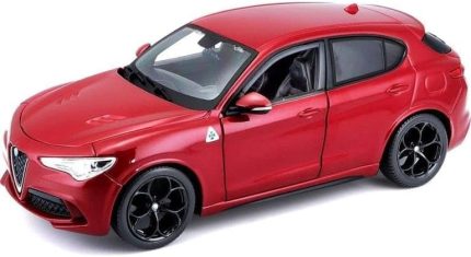 21086 1:24 Alfa Romeo Stelvio Model Araba BORDO