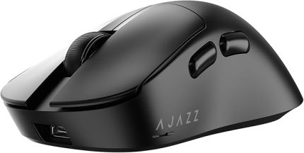 AJAZZ AJ179 V2 3 Modlu 1000Hz 12.000 DPI Ergonomik Tasarım PAW 3311 Optik Sensör Gaming Mouse - (Siyah)