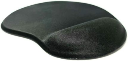 300521 Bileklik Destekli Siyah Mouse Pad
