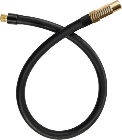 Schrader & Presta 2'si 1 arada valf adaptörü, 50 cm uzatma hortumu, hava basıncı kompresörleri, hava pompası, yedek hortum, uzatma borusu, bisiklet, araba, motosiklet, bisiklet lastiği için,
