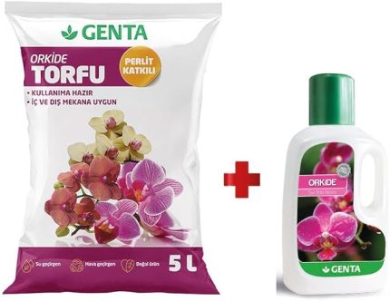 Orkide Bakım Seti - Orkide Toprağı - Orkide Sıvı Besini