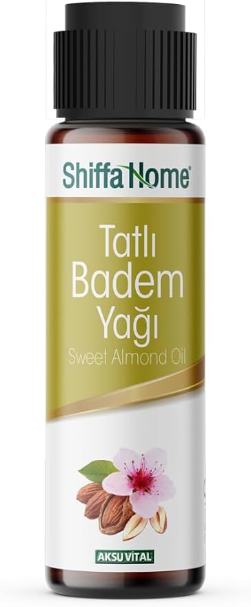 Home Tatlı Badem Yağı 50 ml – Soğuk Sıkım,%100 Saf Bitkisel Yağ, Cilt ve Saç Bakımı için, E Vitaminli Doğal Nemlendirici, Kaş Kirpik Bakım Yağı