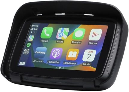 Moto Smart Navigasyon CarPlay/Android Auto/AirPlay 5" Motosiklet Multimedya Ekranı (DK-VA-M100)