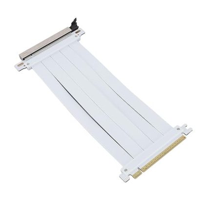PCIE 5.0 X16 RISER KABLOSU Yüksek Hızlı Esnek GPU Uzatma Adaptörü Aşırı Oyun Ve ITX Abs Beyaz Yapıyor (20 santimetre)