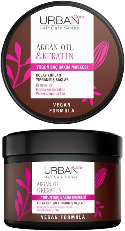 Care Argan Yağı & Keratin Kolay Kırılan Saçlara Özel Yoğun Saç Bakım Maskesi 230 ml- Vegan