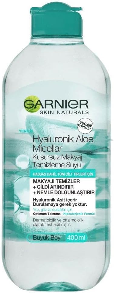 Skin Naturals Micellar Hyaluronik Aloe Kusursuz Makyaj Temizleme Suyu (400 ml)