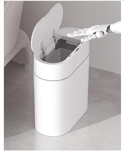 Torba Vakumlu Sensörlü Akıllı Çöp Kutusu 11 lt (BEYAZ)