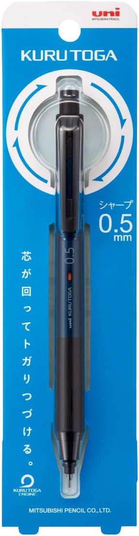 Mitsubishi Kurşun Kalem Mekanik Kalem Kurutoga KS 0.5mm Lacivert M5KS1P.9