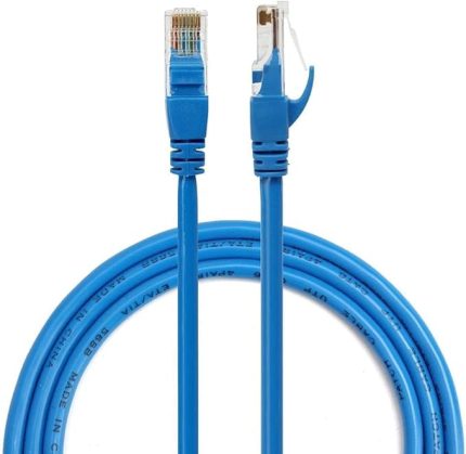 4219 Cat6 Ethernet Patch İnternet Kablosu 40 Metre, Mavi