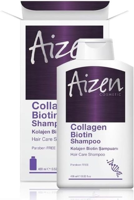 Cosmetic Kolajen Biotin Şampuan 400 ML - Dökülme Karşıtı - Uzatmaya Yardımcı - Saç Kökleri - Genel Bakım - Collagen Biotin Shampoo