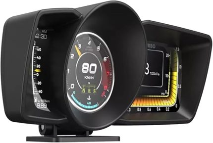 Ap-7 HUD -Up Display OBD GPS Çift Sürüş Bilgisayarı LCD Hız Ölçer Evrensel