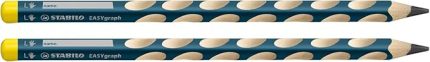 EASYgraph - Ergonomik Kurşun Kalem - Sol El - 2'li Blister