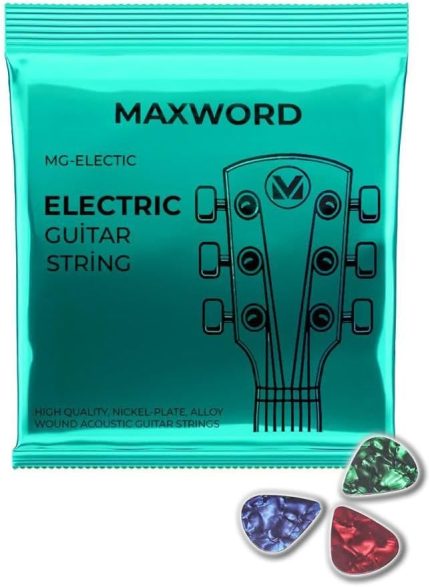 GT-Electric Kaliteli elektro Gitar Teli 1 Takım Set (Pena Hediye)